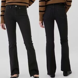 Gap High Rise '70s Flare Jeans size 26 black